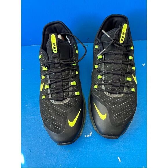 Nike Air Max More Black/Volt Shoes Men's Size US 11 AR1944-001 - Picture 3 of 6
